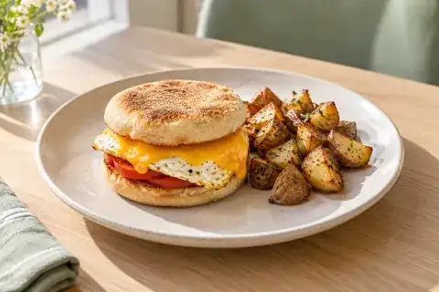 Egg and Cheddar Sandwich
