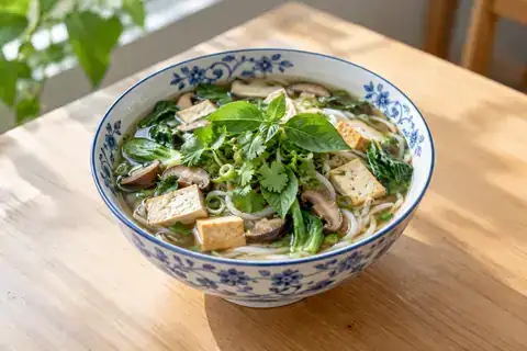 Mushroom Tofu Pho