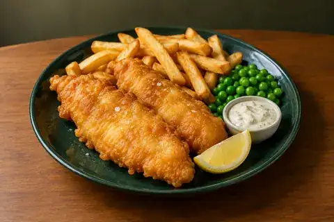Beer-Battered Fish Plate