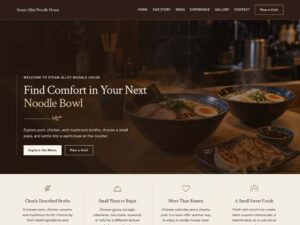 Ramen & Noodle Restaurant homepage in 07 · Espresso Journal