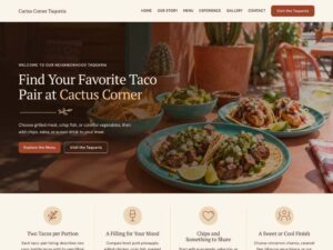 Taco Shop & Taqueria homepage in 03 · Terracotta Courtyard